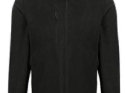 Full Zip Fleece Recycled RG352 Black Size Small (38in)