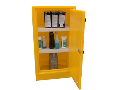 Bunded Cupboard PE 2 Shelf 55cm x 44cm x 99cm