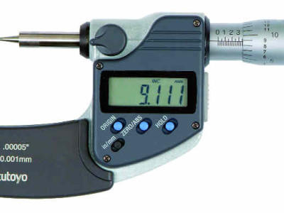 Micrometer Point Digital 0-25mm 0-1