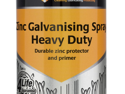 Tygris Zinc Galvanising Spray, Heavy Duty, Active Metal Protection, 400ml