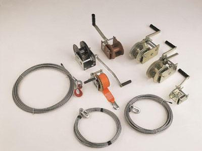 Double Speed Hand Winch with HandBrake. No Rope. 1136kg Pull Capacity