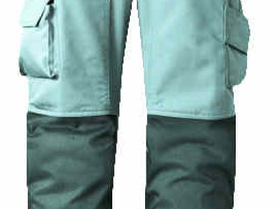 Grey & Black Floorlayer Rip-Stop Trousers-Snickers.Waist:35