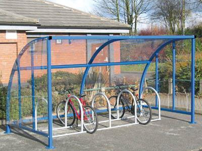 Shelter - Galvanised. Clear View. O/A H2200 x W2090 x L4100