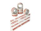 Printed Tape - QC Hold. Roll W50mm x L66m. Pack of 36