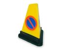 Traffic Cone - No Waiting. Triangular. Height 525mm