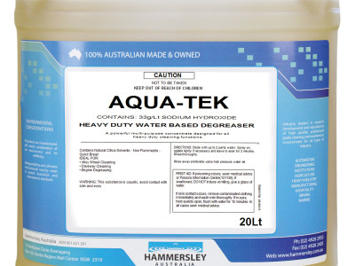 Aquatek - Heavy Duty Water Based Degreaser (20 LT | Cube Drum)