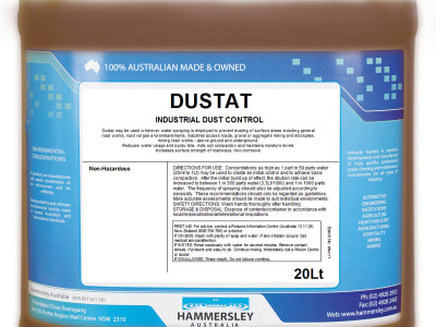 Dustat - Residual & Cumulative Dust Control (20 LT | Cube Drum)