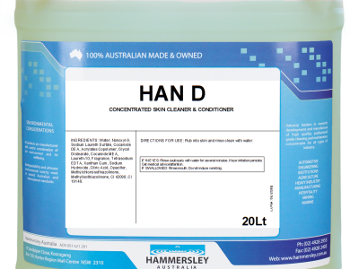 Han D - Industrial Non-Solvent Hand Cleaner (20 LT | Cube Drum)