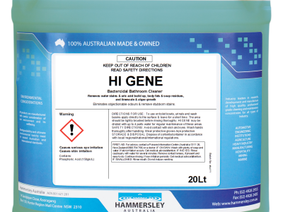 Hi Gene - Acid Bactericidal Cleaner (20 LT | Cube Drum)