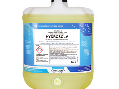 Hydrosolv - Biodegradable Hard Surface Cleaner - Non Toxic - Non Flammable (20 LT | Cube Drum)