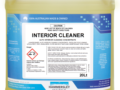 Interior Cleaner - Water Based - Non Caustic (20 LT | Cube Drum)