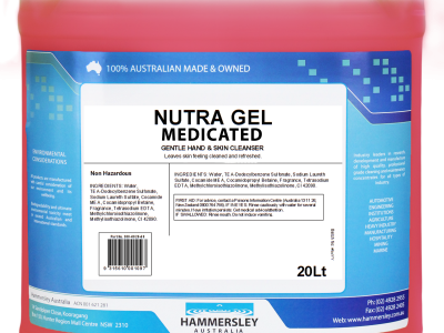 Nutra Gel Medicated - Antibacterial Hand Wash (20 LT | Cube Drum)