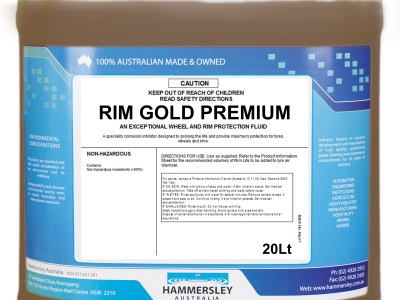 Rim Gold Premium Concentrate - Wheel and Rim Protection Concentrate (20LT | Cube Drum)