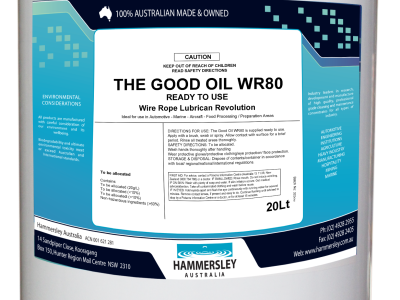 WR-80 Wire Rope Lubricant (20 LT | Drum)