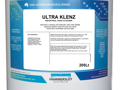 UltraKlenz - Industrial Hand Cleaning Gel with Beads (205 LT | Drum)